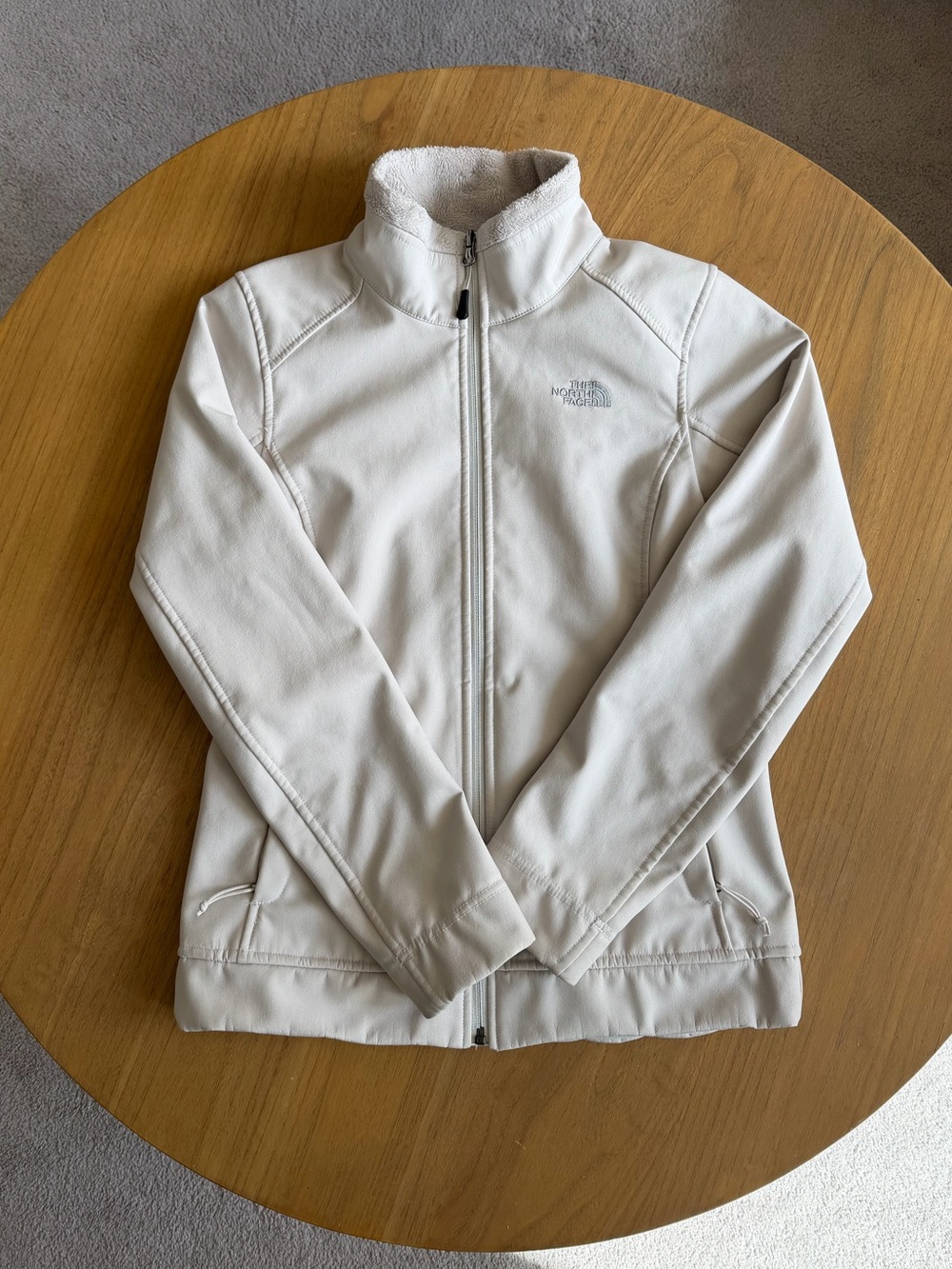 The North Face Women's Cream Zip-Front Utility Jacket